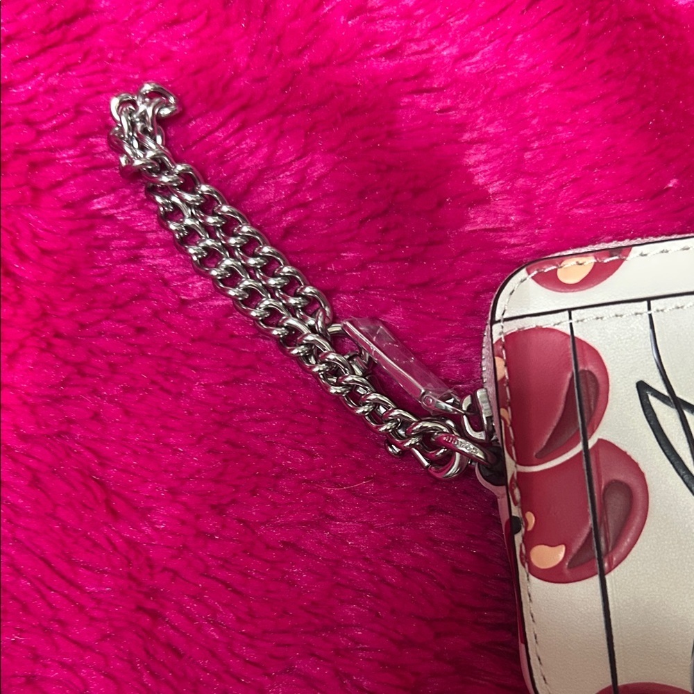 Coach Cherry Print Chalk Women's Wallet - Picture 3 of 7